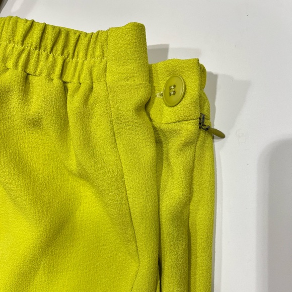 American Apparel neon yellow high waisted short size small - Picture 4 of 5